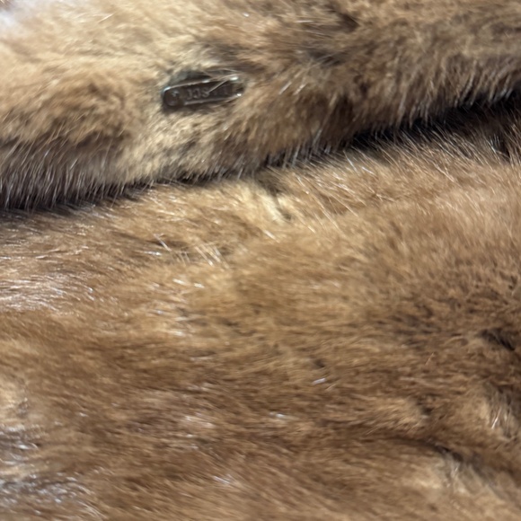 🌟 Vintage Full-Length Brown Mink Fur Coat - LaFlamme Fourrure Sz (M\L) + Bonus - Picture 14 of 16